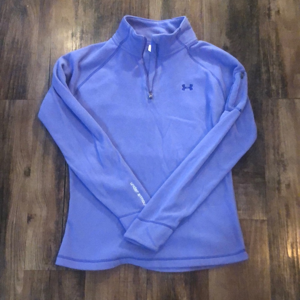 Lilac under armour 1/4 zip fleece